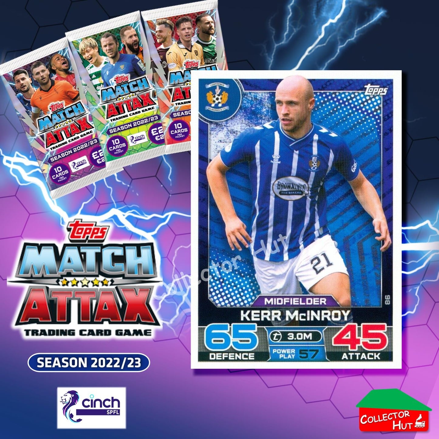 TOPPS MATCH ATTAX SPFL 2022/23 #1-162 Choose Your Card