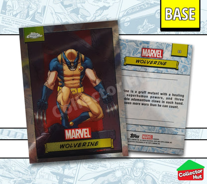 Marvel Topps Chrome 2024 Base Card Collection 1-150 YOU CHOOSE