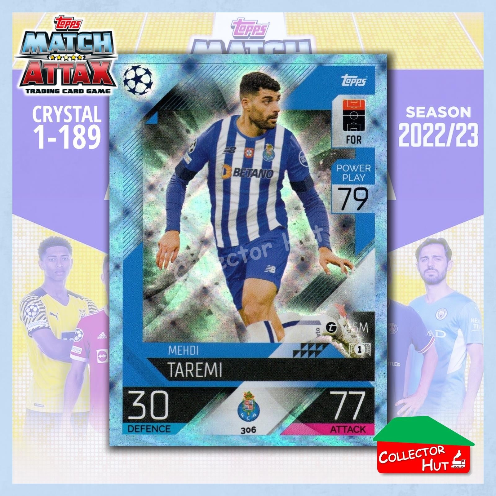 Topps Match Attax Europa Champions League 2022/23 Crystal Parallel Cards 190-387