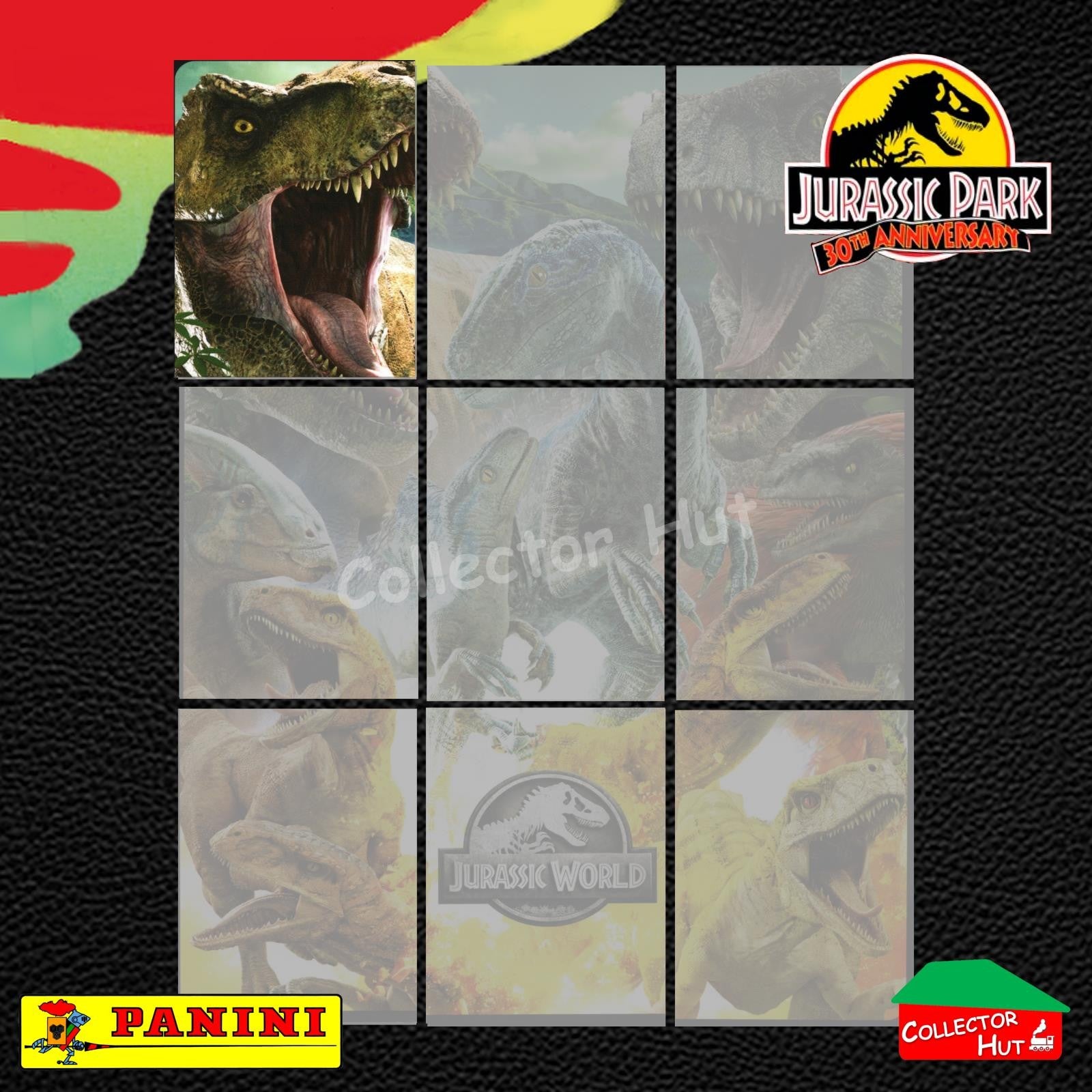 Jurassic World 30th Anniversary Trading Card Collection BASE CARDS #1-195