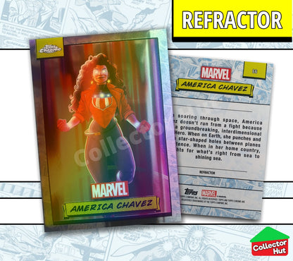 Marvel Topps Chrome 2024 REFRACTOR Card Collection YOU CHOOSE