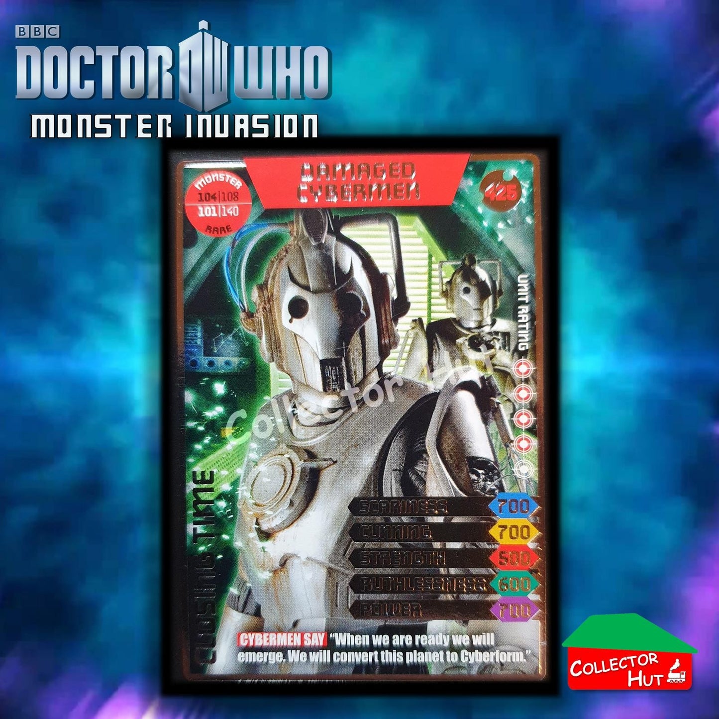 DOCTOR WHO Monster Invasion Trading Cards ULTIMATE 346-476 New Fresh & Sleeved
