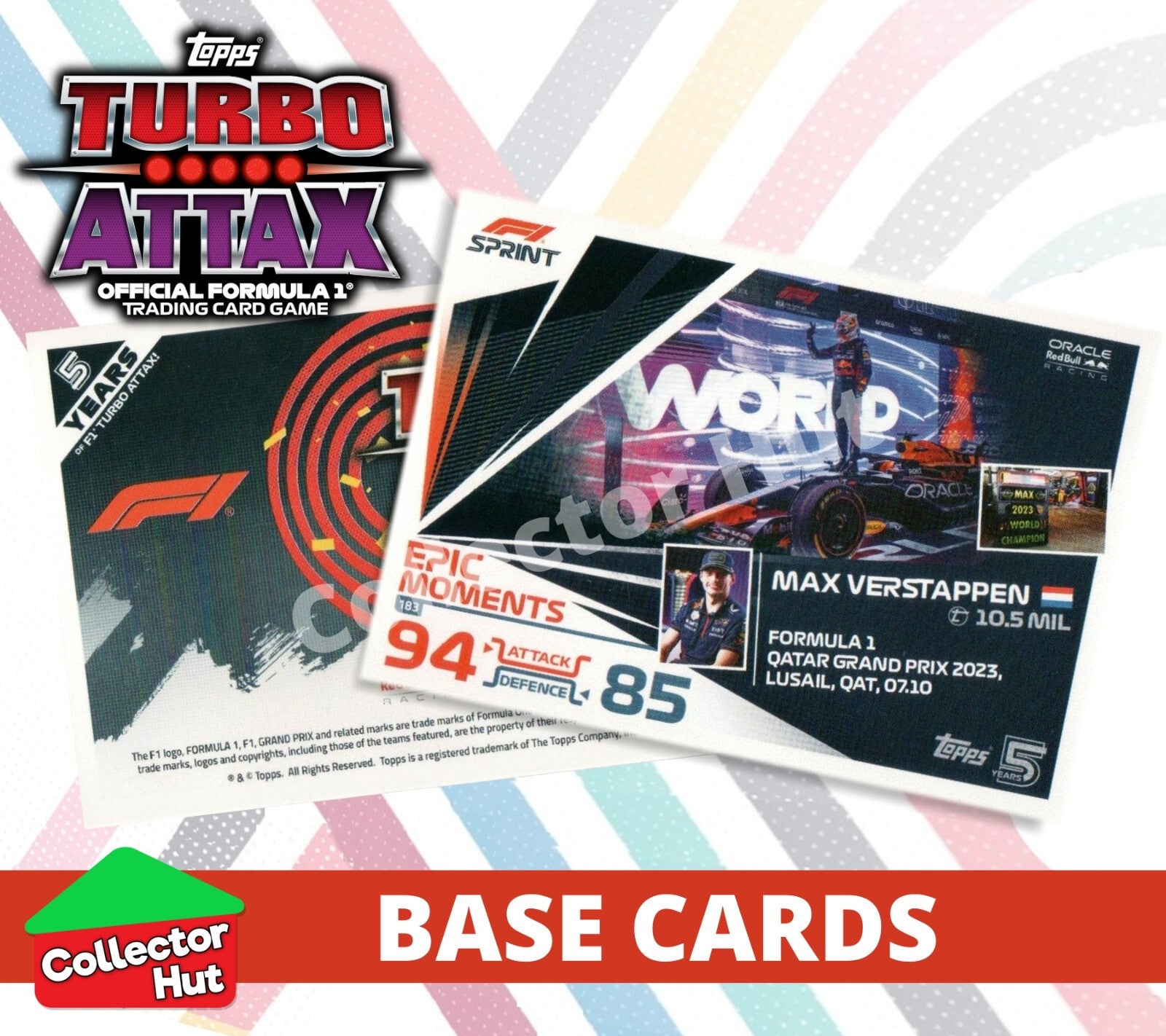 Topps Turbo Attax Formula 1 F1 2024 #167-312 Base Cards YOU CHOOSE