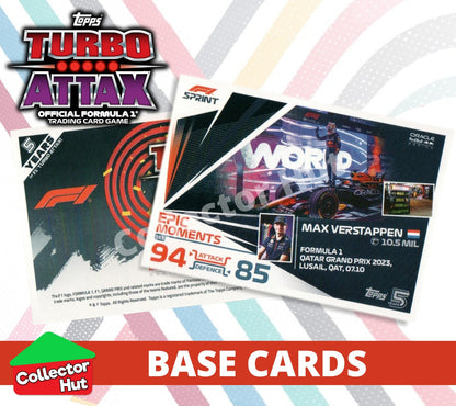 Topps Turbo Attax Formula 1 F1 2024 #167-312 Base Cards YOU CHOOSE