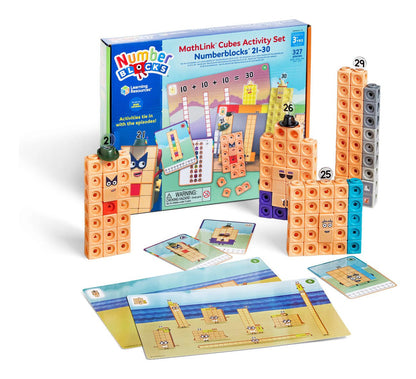 Numberblocks Friends Mathlink Cubes Figure 1-30 Educational Toys CBeebies