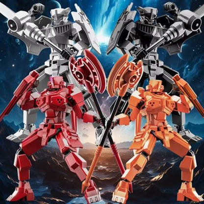 Shapeshift Robots Constructable Posable Action Figures for Art & Build Play