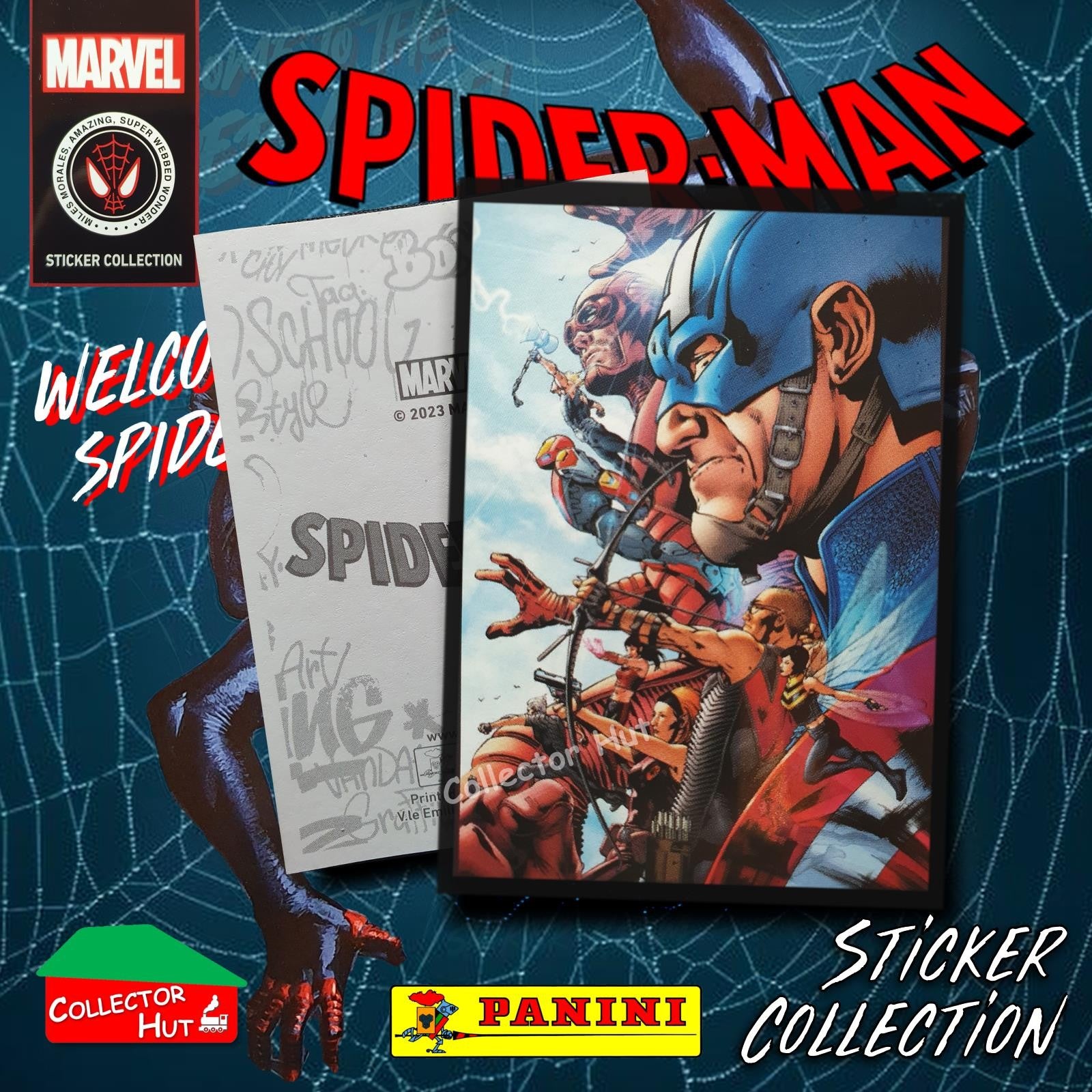 Panini Spider-Man Spider-Verse 2023 Collection Sticker Singles #1-163 & F1-30