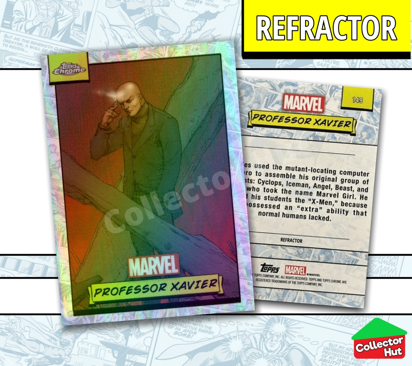 Marvel Topps Chrome 2024 REFRACTOR Card Collection YOU CHOOSE
