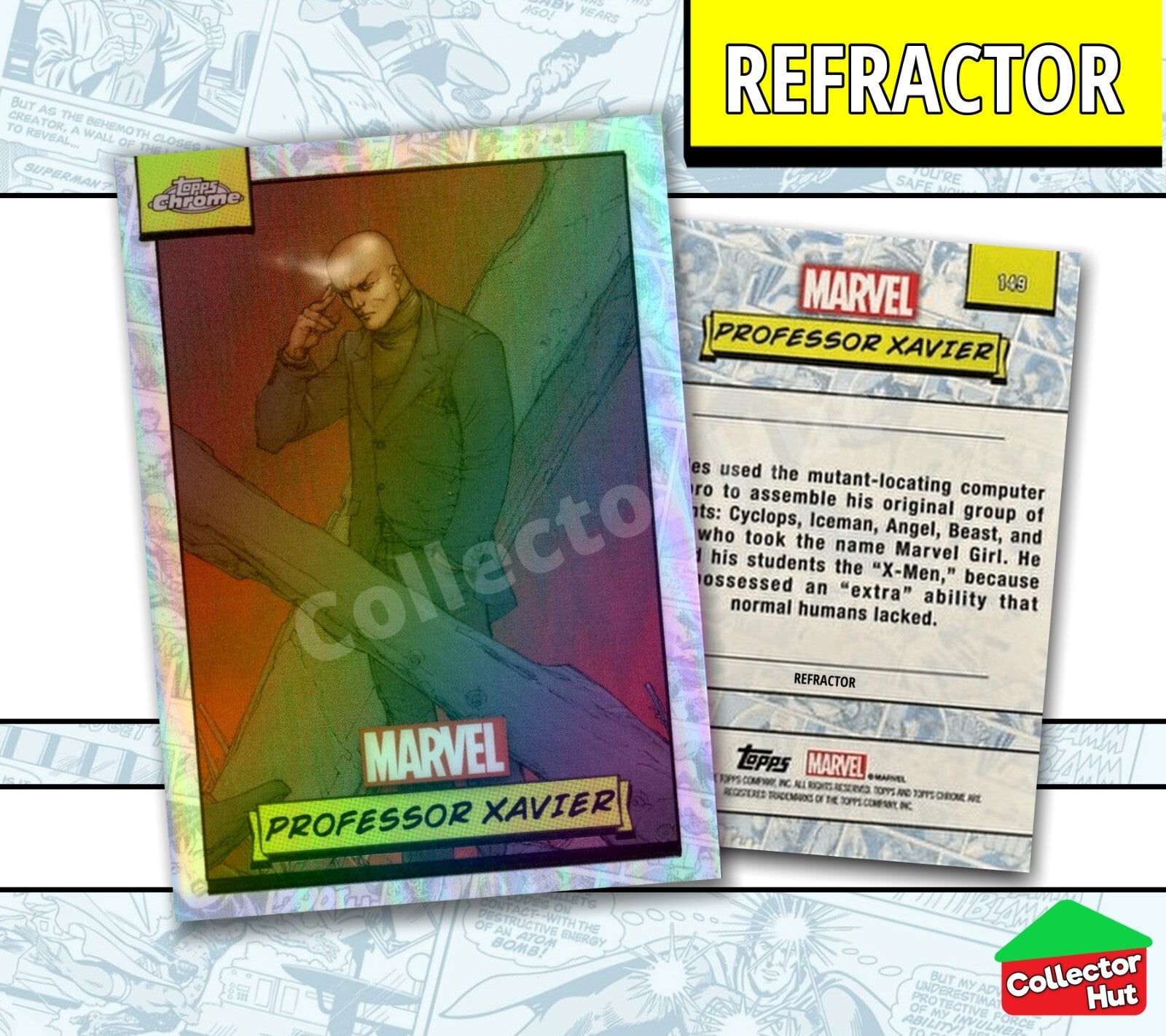 Marvel Topps Chrome 2024 REFRACTOR Card Collection YOU CHOOSE