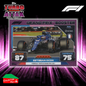 Topps Turbo Attax Formula 1 F1 2022 PINK GREEN RED Parallel Cards