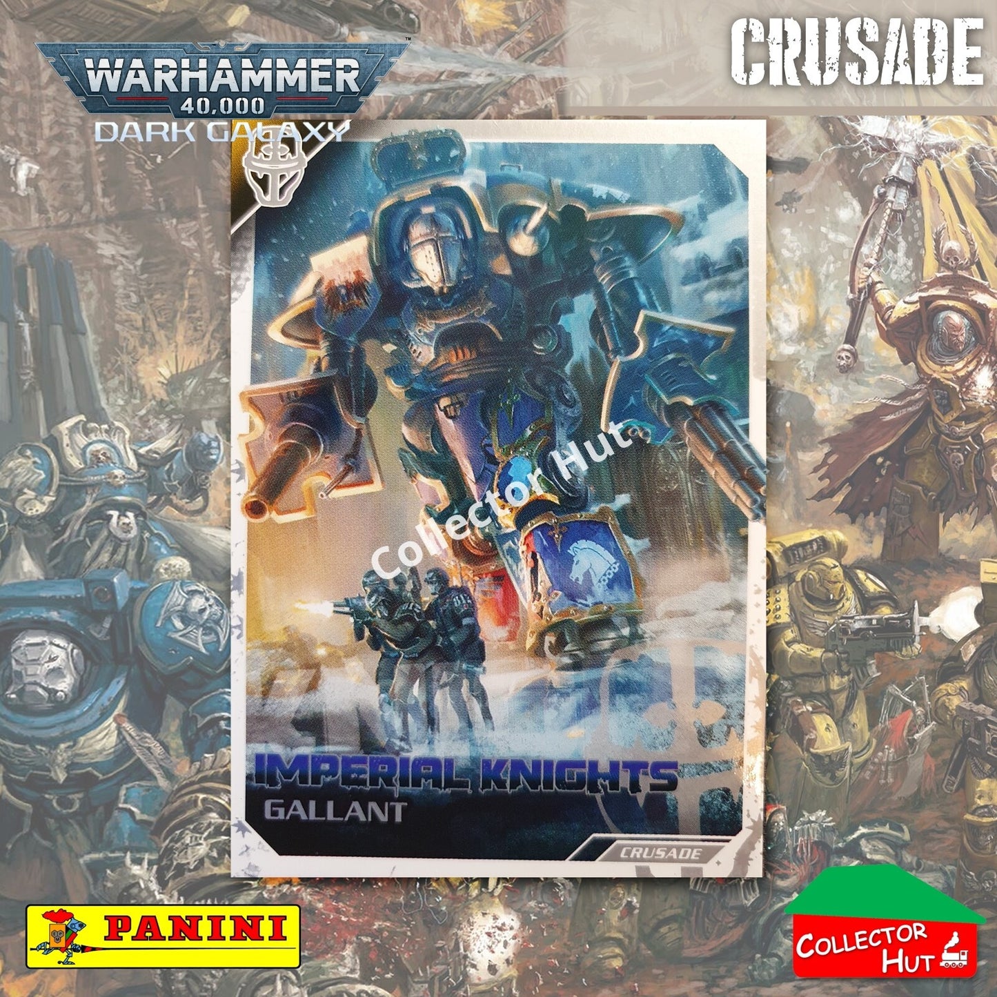 PANINI Warhammer 40,000 Dark Galaxy Parallel Trading Card Crusade Vanguard Purge