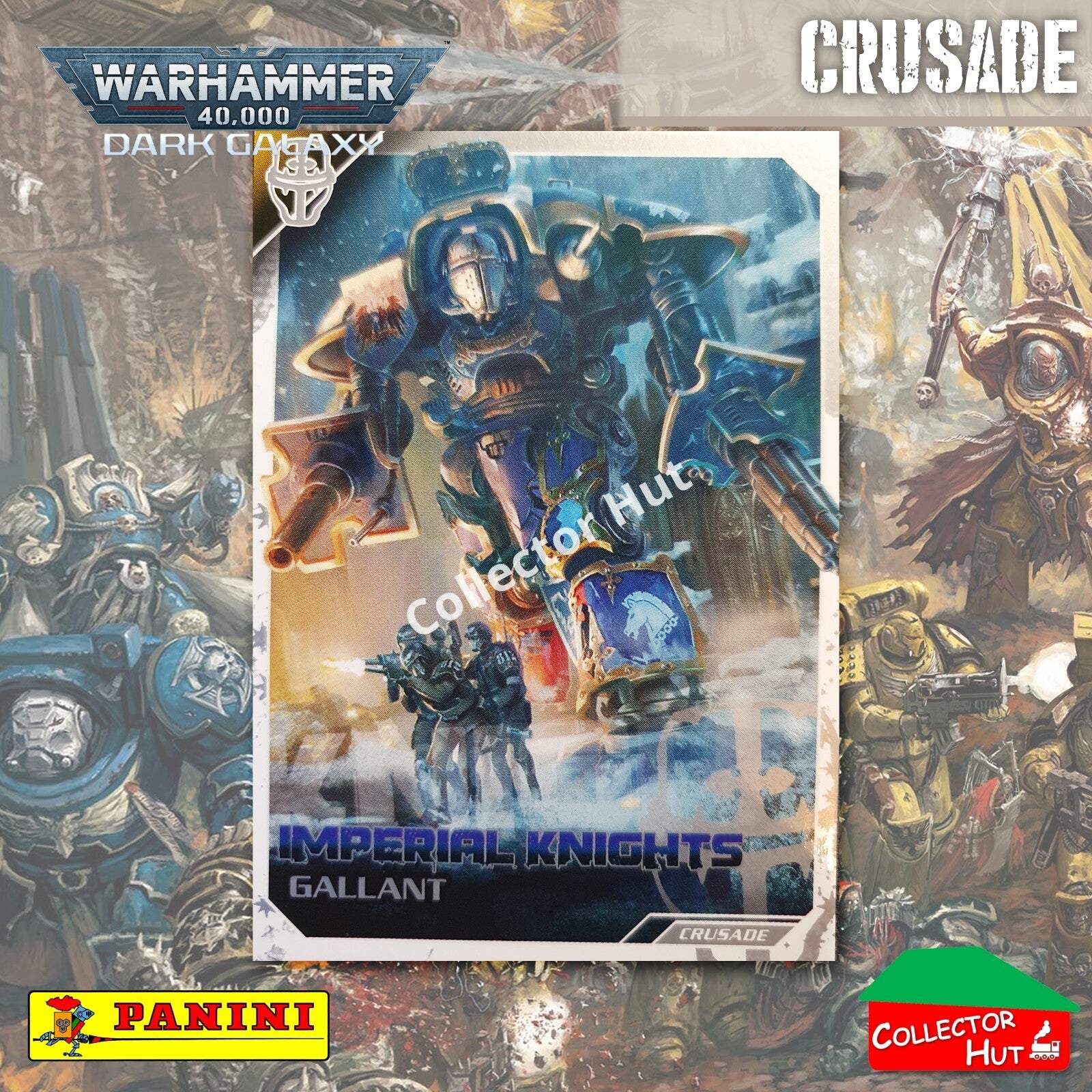 PANINI Warhammer 40,000 Dark Galaxy Parallel Trading Card Crusade Vanguard Purge