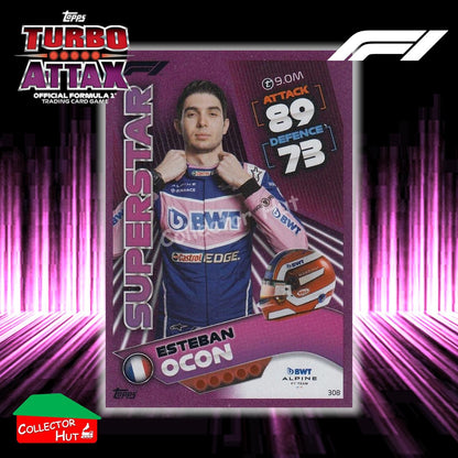 Topps Turbo Attax Formula 1 F1 2022 PINK GREEN RED Parallel Cards