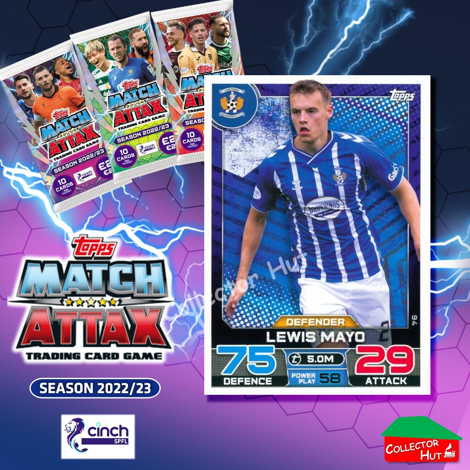 TOPPS MATCH ATTAX SPFL 2022/23 #1-162 Choose Your Card