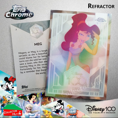 Disney 100 Topps Chrome 2023 REFRACTOR Cards 1-100 Pick Singles