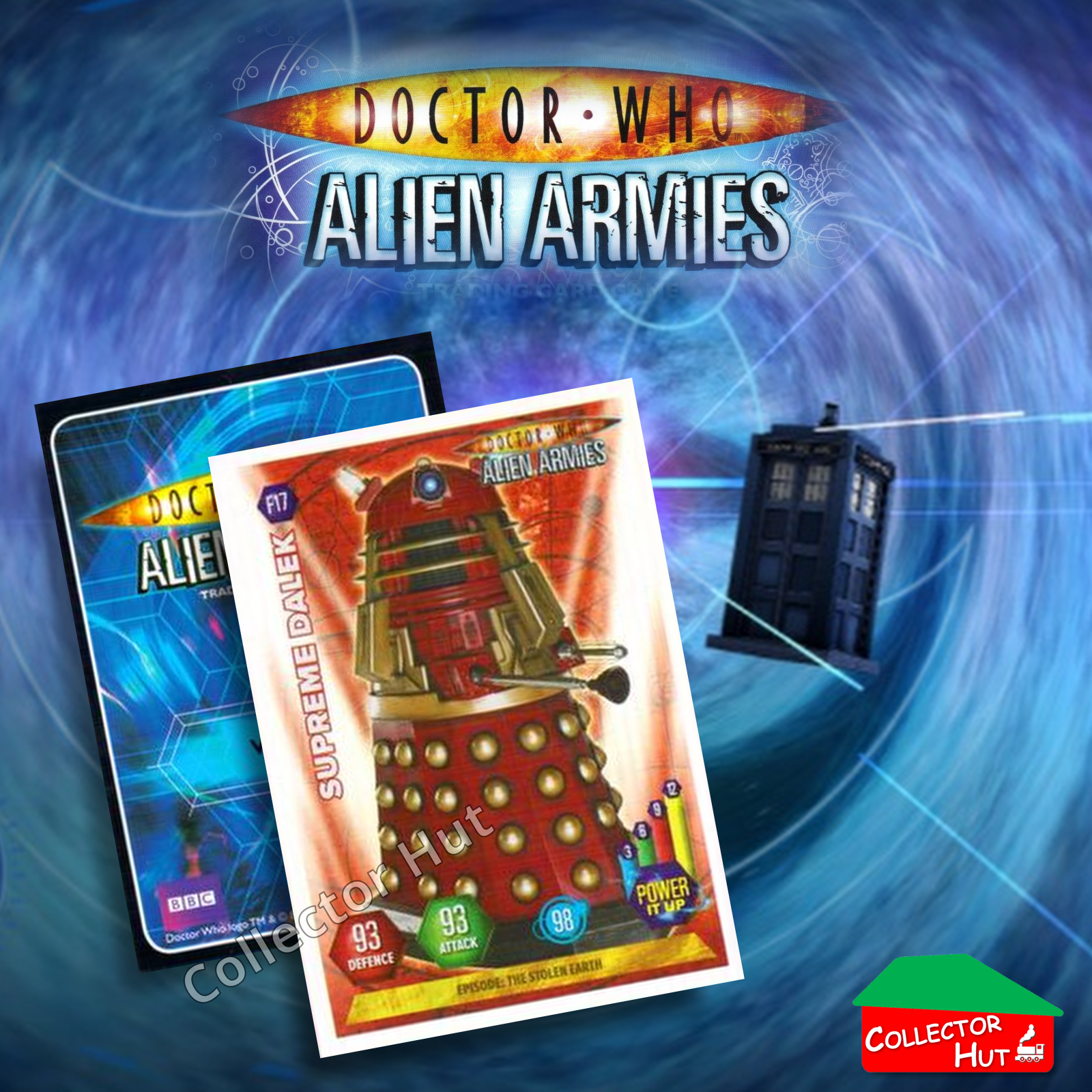 DOCTOR WHO Alien Armies Trading Cards Glitter Super Emboss Foil Cards