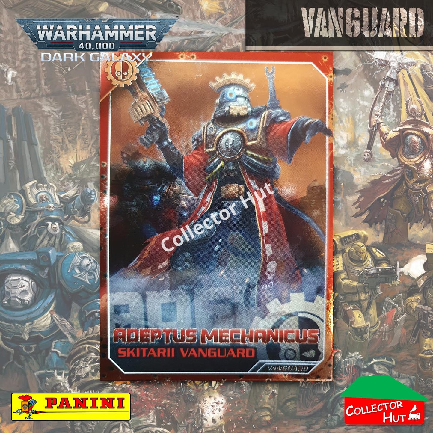PANINI Warhammer 40,000 Dark Galaxy Parallel Trading Card Crusade Vanguard Purge