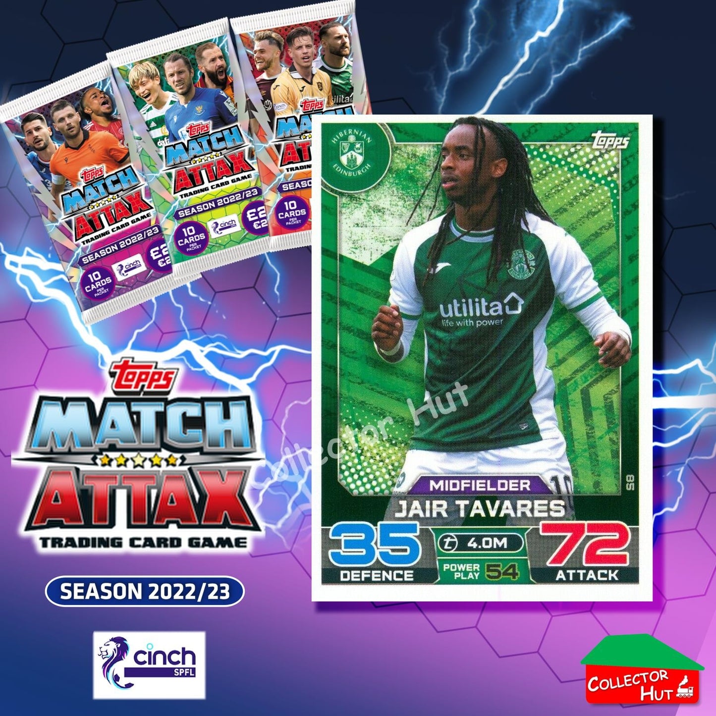 TOPPS MATCH ATTAX SPFL 2022/23 #1-162 Choose Your Card