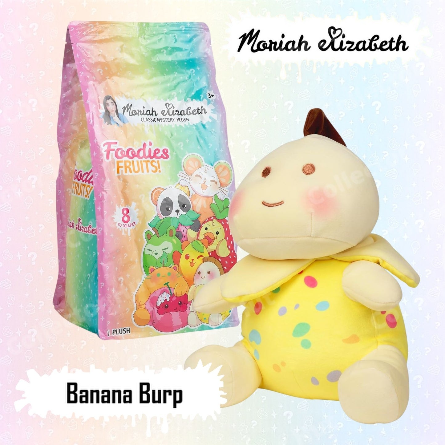 Moriah Elizabeth 11" 26cm Mystery Plush Series  FOODIES FRUITS IDENTIFIED