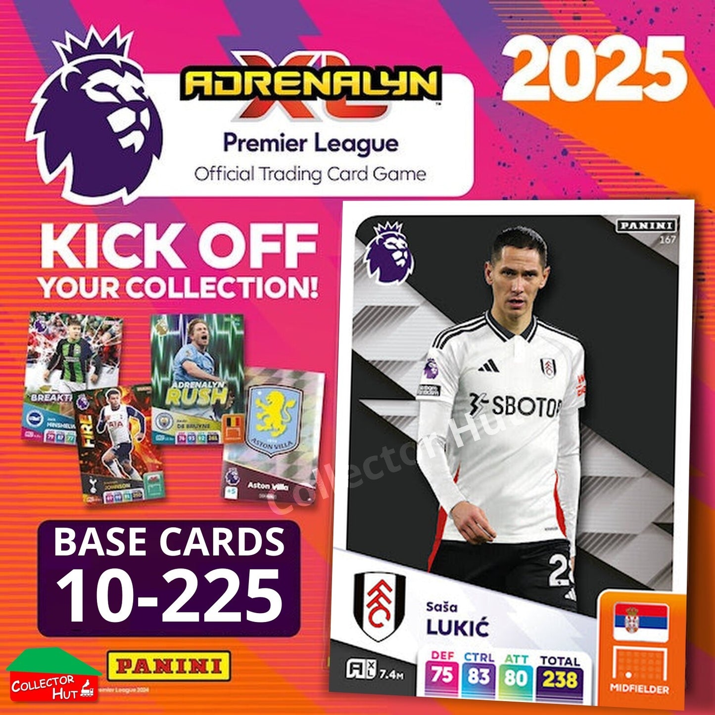 Panini Adrenalyn XL Premier League 2025 2024/25 Base & Foils #10-225
