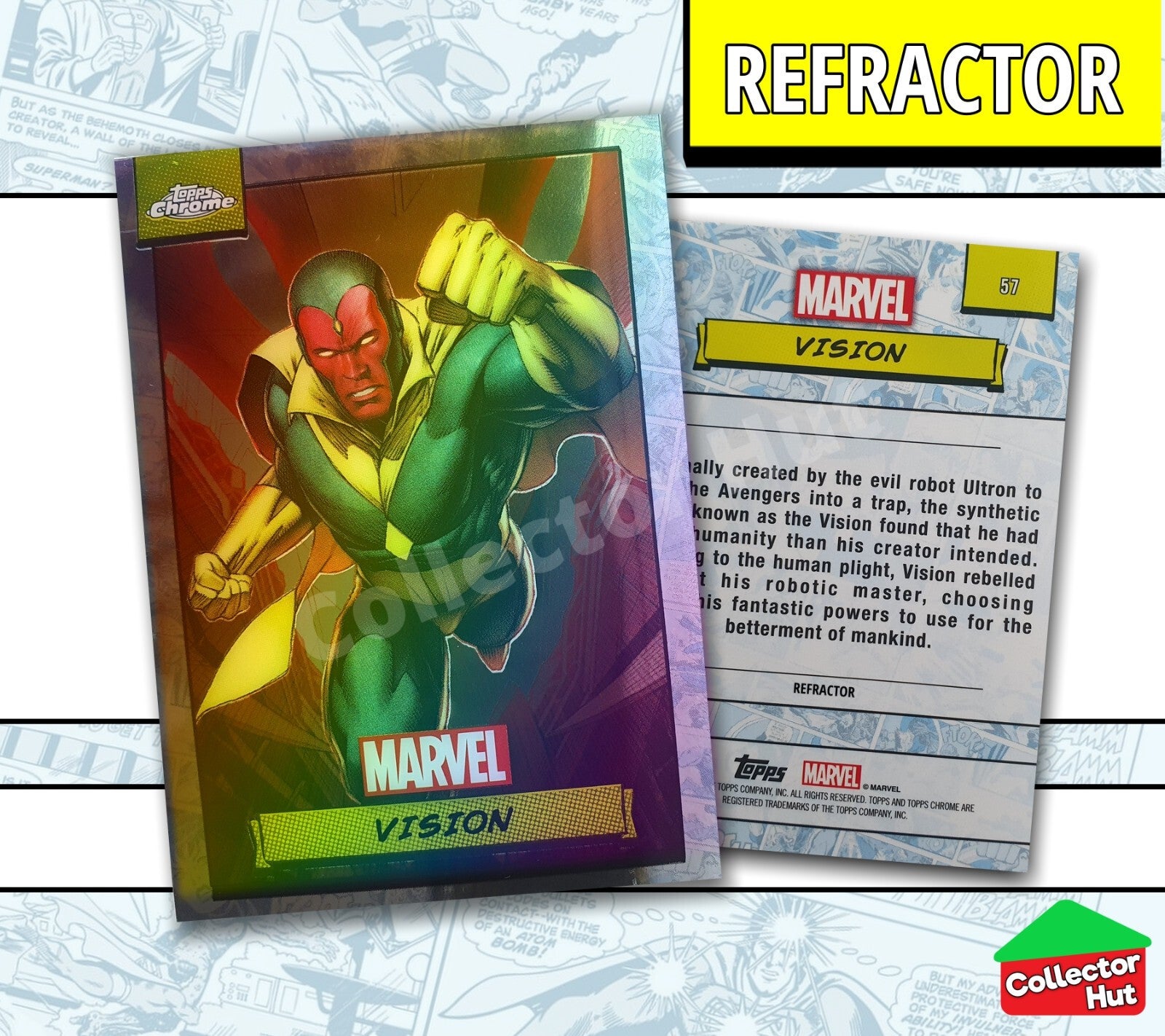 Marvel Topps Chrome 2024 REFRACTOR Card Collection YOU CHOOSE