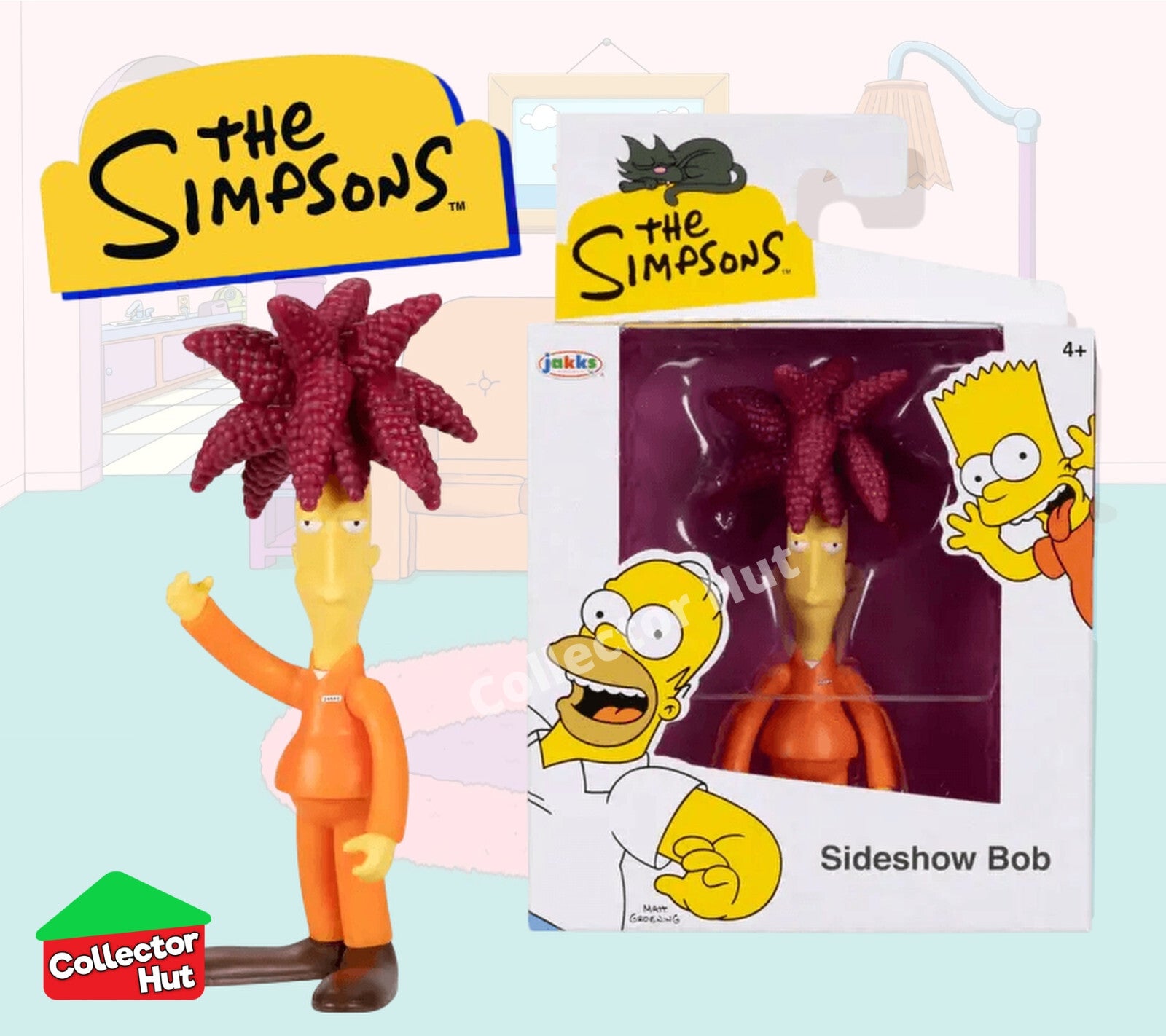 The Simpsons 2.5" Inch Figurine Playset Collection Jakks Pacific 2024