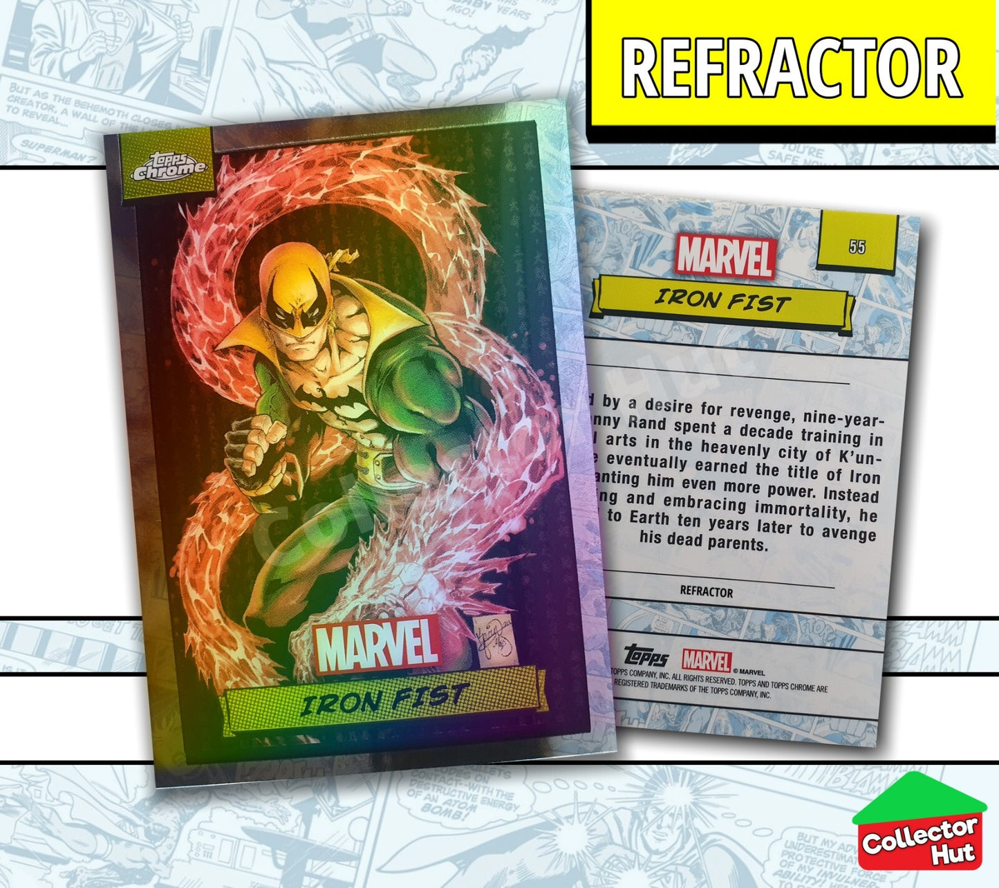 Marvel Topps Chrome 2024 REFRACTOR Card Collection YOU CHOOSE