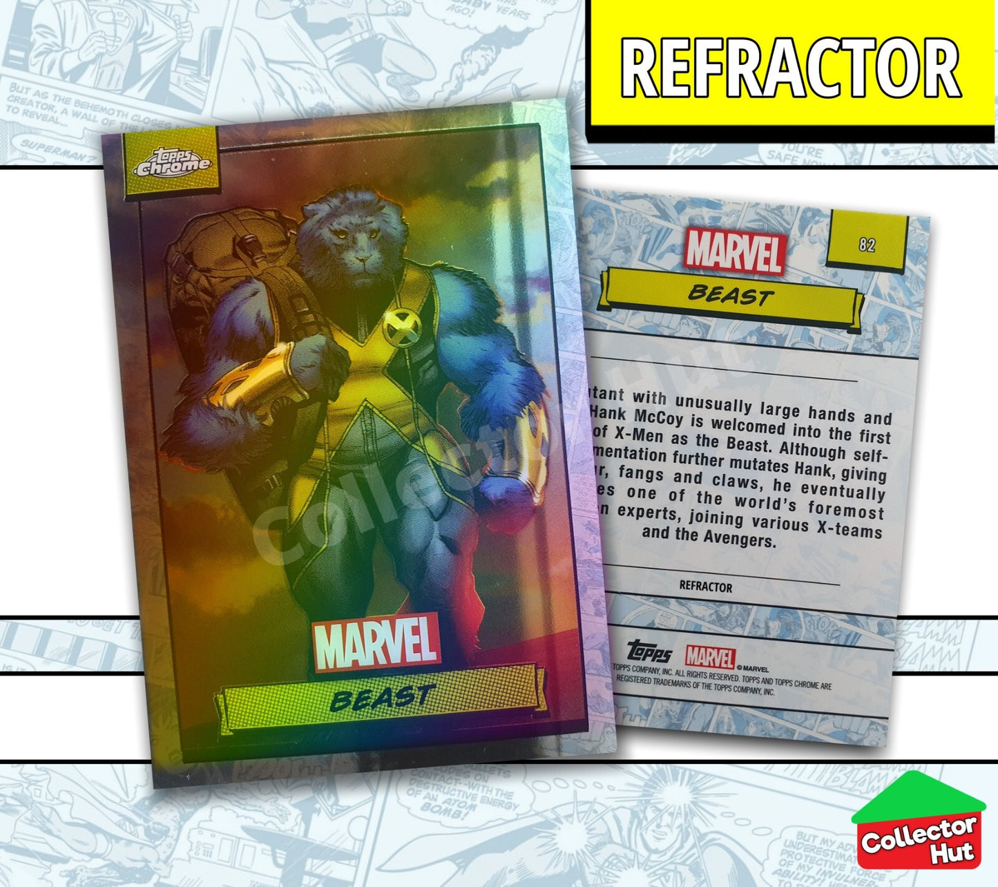 Marvel Topps Chrome 2024 REFRACTOR Card Collection YOU CHOOSE