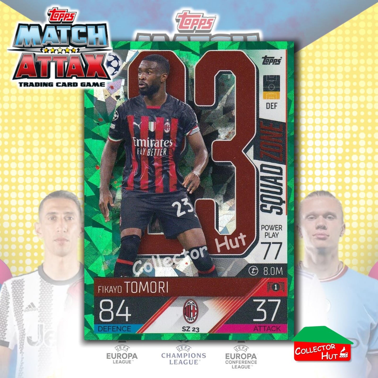 Topps Match Attax Extra 2022/23 Parallel CRYSTAL & EMERALD Cards YOU CHOOSE
