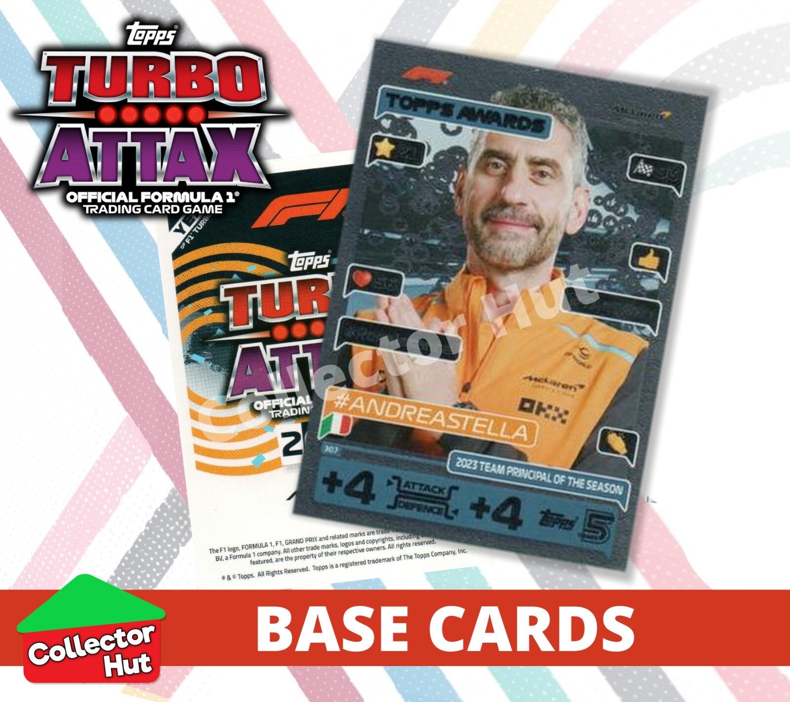 Topps Turbo Attax Formula 1 F1 2024 #167-312 Base Cards YOU CHOOSE