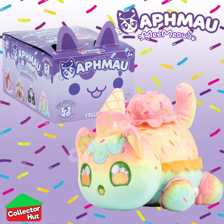 Aphmau MeeMeows Mystery 6" Plush ICE CREAM Limited Edition IDENTIFIED You Choose