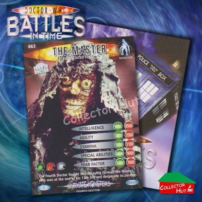DOCTOR WHO Battles in Time #601-825 ULTIMATE MONSTERS RARE & COMMON Cards