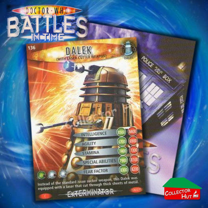 DOCTOR WHO Battles in Time #1-139 EXTERMINATOR RARE & COMMON Cards YOU CHOOSE