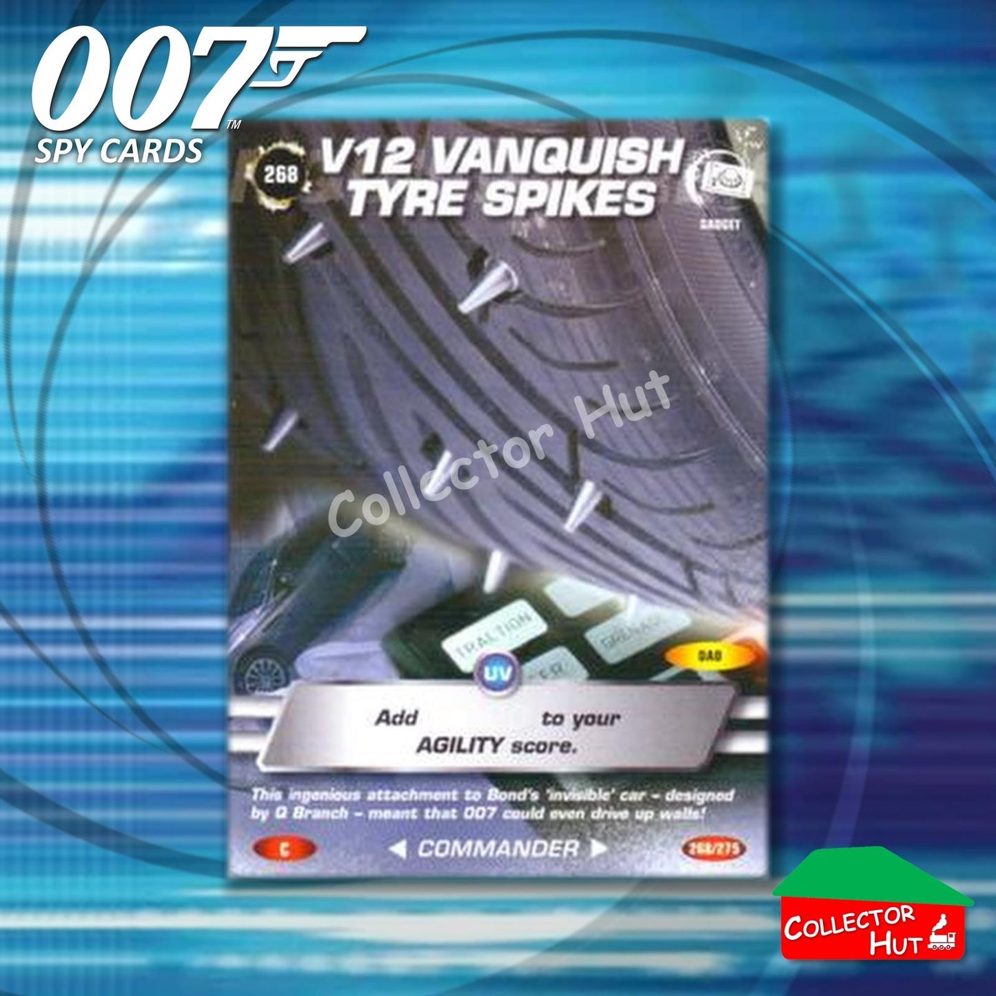 James Bond 007 Commander Spy Cards BASE COMMON YOU CHOOSE