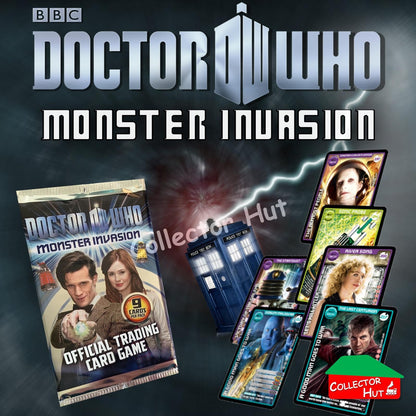 DOCTOR WHO Monster Invasion Trading Cards Base 1-165 New Fresh & Sleeved