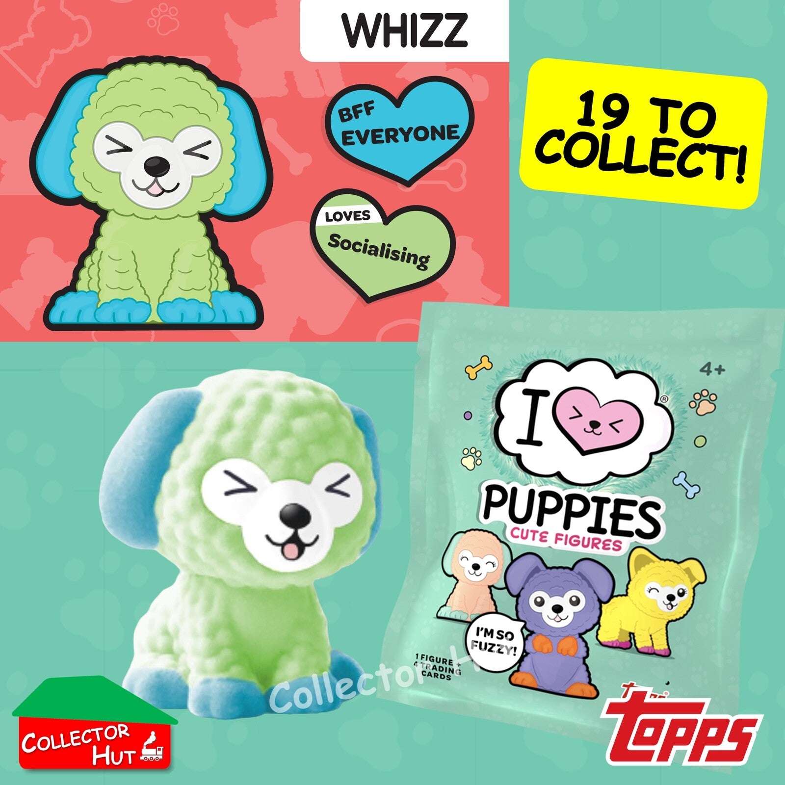 Topps I Love Puppies Cute Blind Bag Mini Figures IDENTIFIED