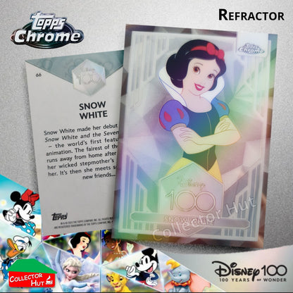 Disney 100 Topps Chrome 2023 REFRACTOR Cards 1-100 Pick Singles
