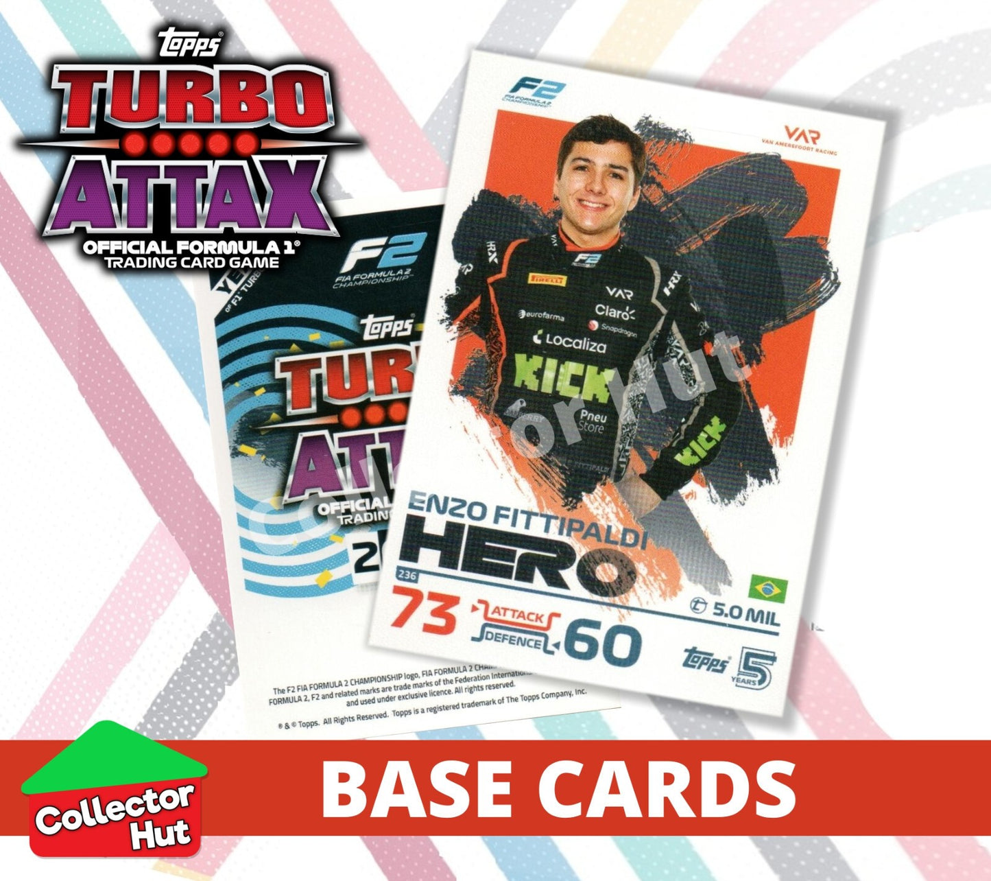 Topps Turbo Attax Formula 1 F1 2024 #167-312 Base Cards YOU CHOOSE