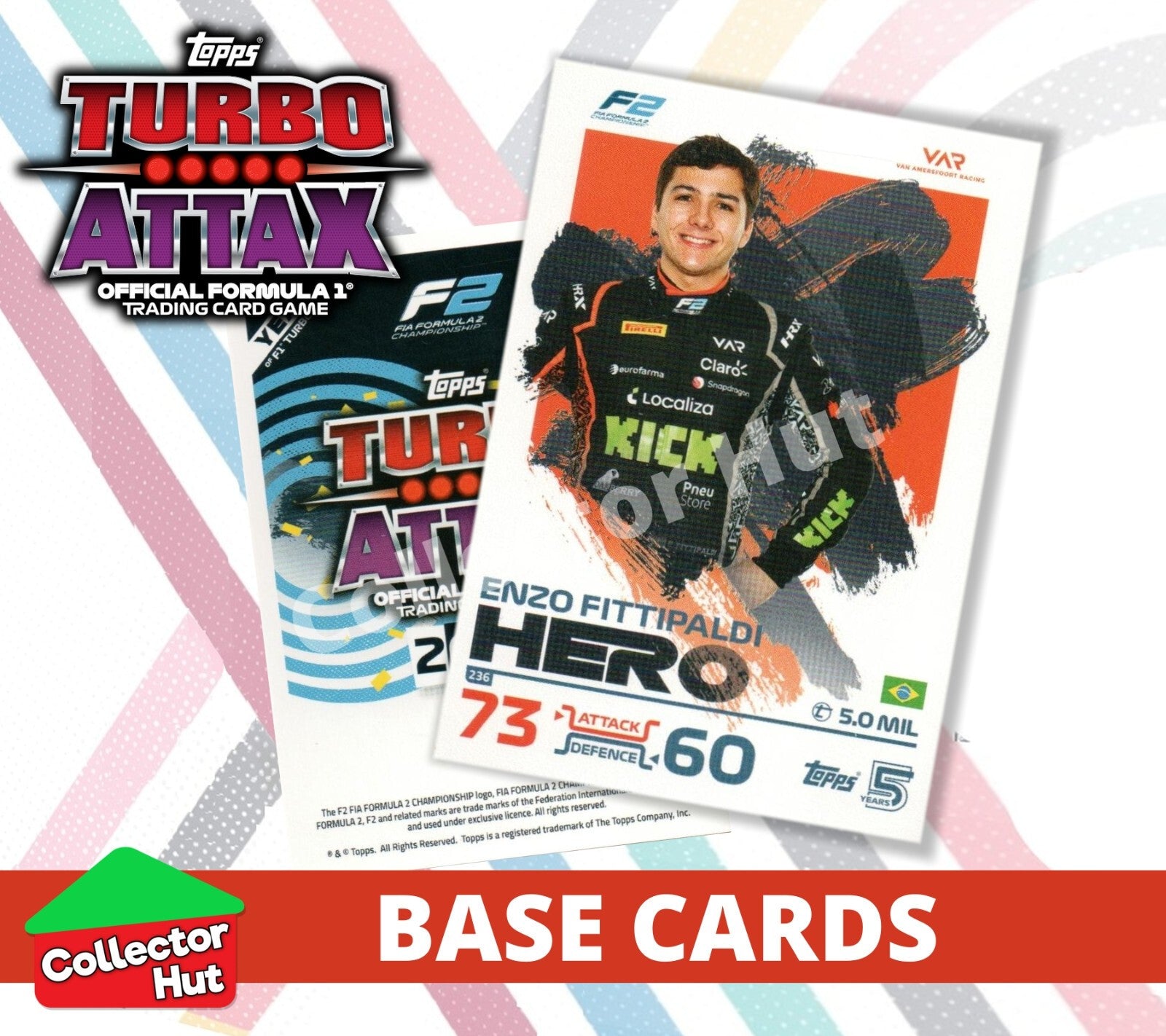 Topps Turbo Attax Formula 1 F1 2024 #167-312 Base Cards YOU CHOOSE
