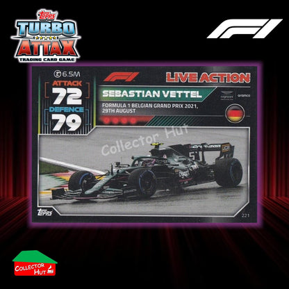 Topps Turbo Attax Formula 1 F1 2022 #136-279 Base Cards YOU CHOOSE