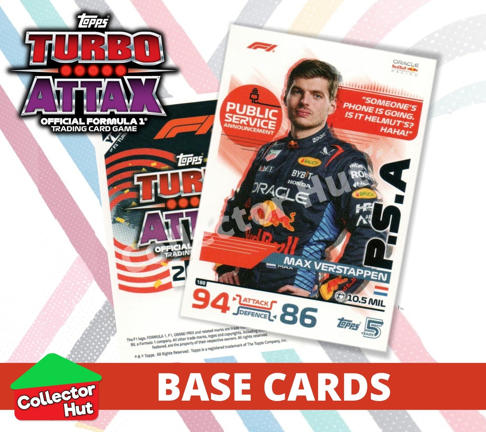 Topps Turbo Attax Formula 1 F1 2024 #167-312 Base Cards YOU CHOOSE
