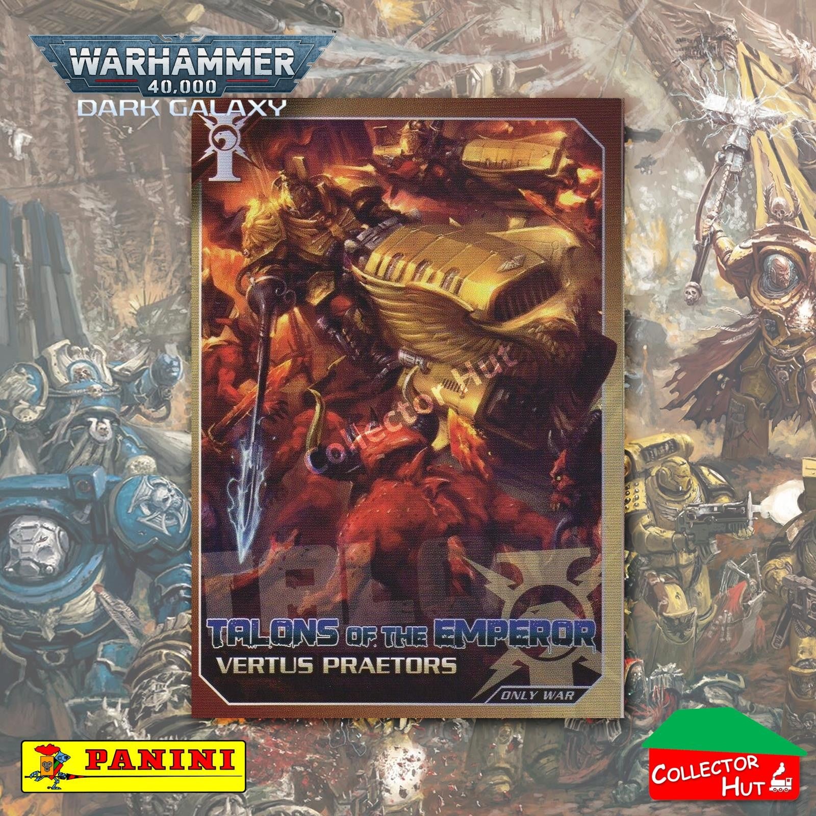 PANINI Warhammer 40,000 Dark Galaxy Only War Base Trading Cards #1-225