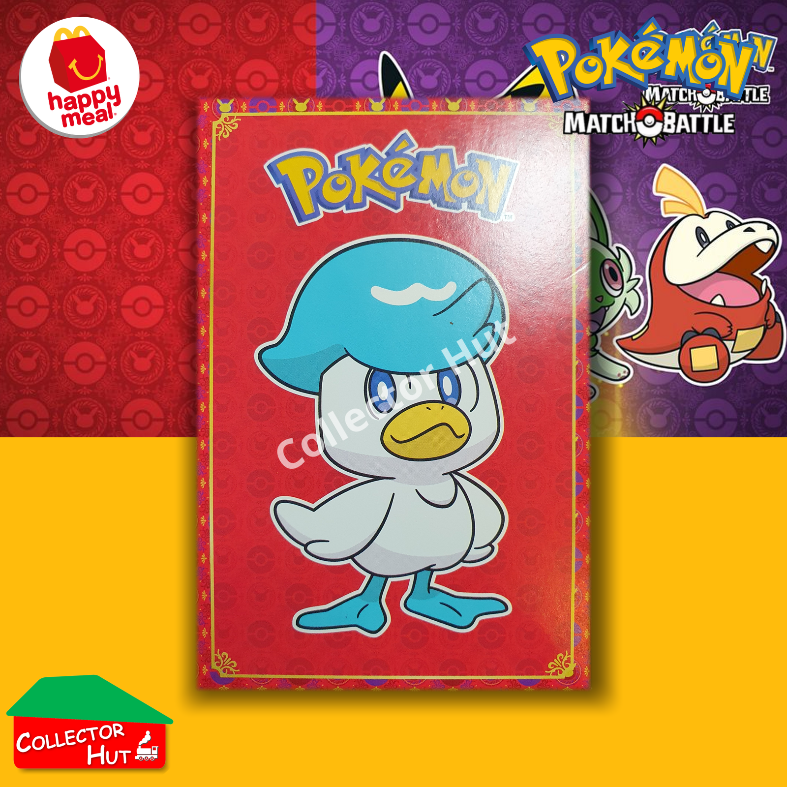 McDonald's Happy Meal 2023 Pokémon Match Battle SINGLE Trading Cards You Choose