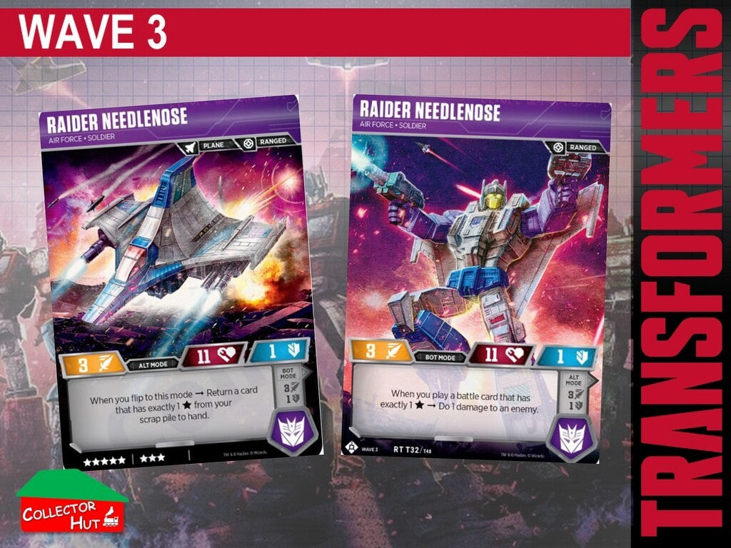 Transformers TCG CHARACTER Trading Cards All Waves