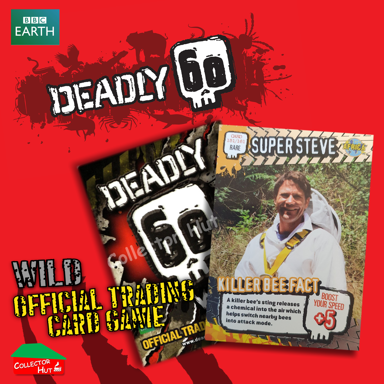CBBC Deadly 60 Season 1, 2 & Wild FOIL RARE LIMITED Trading Cards
