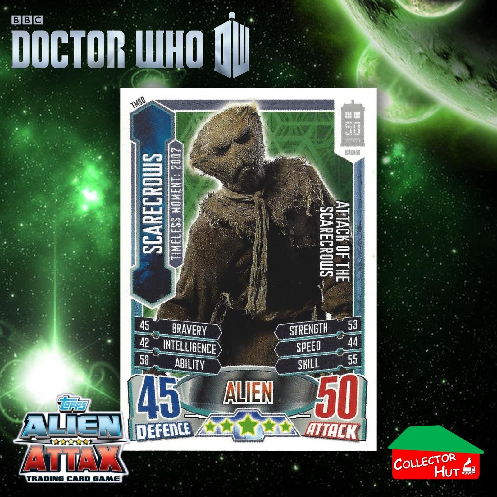 Topps Doctor Who Alien Attax 50th Anniversary Edition Companion Timeless Cards