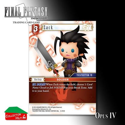 Final Fantasy Trading Card Game OPUS IV 4 Singles You Choose