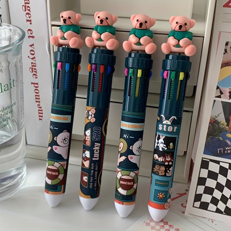 Novelty Ballpoint Pens 10 Colour MULTI-PACKS 4pcs 6pcs for Children