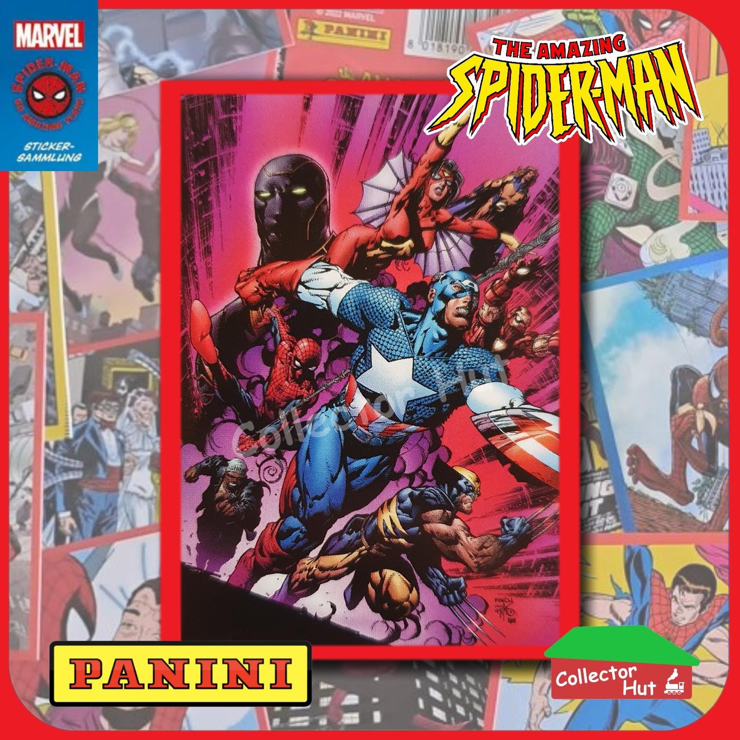 Panini The Amazing Spider-Man 60th Anniversary Sticker Collection Singles