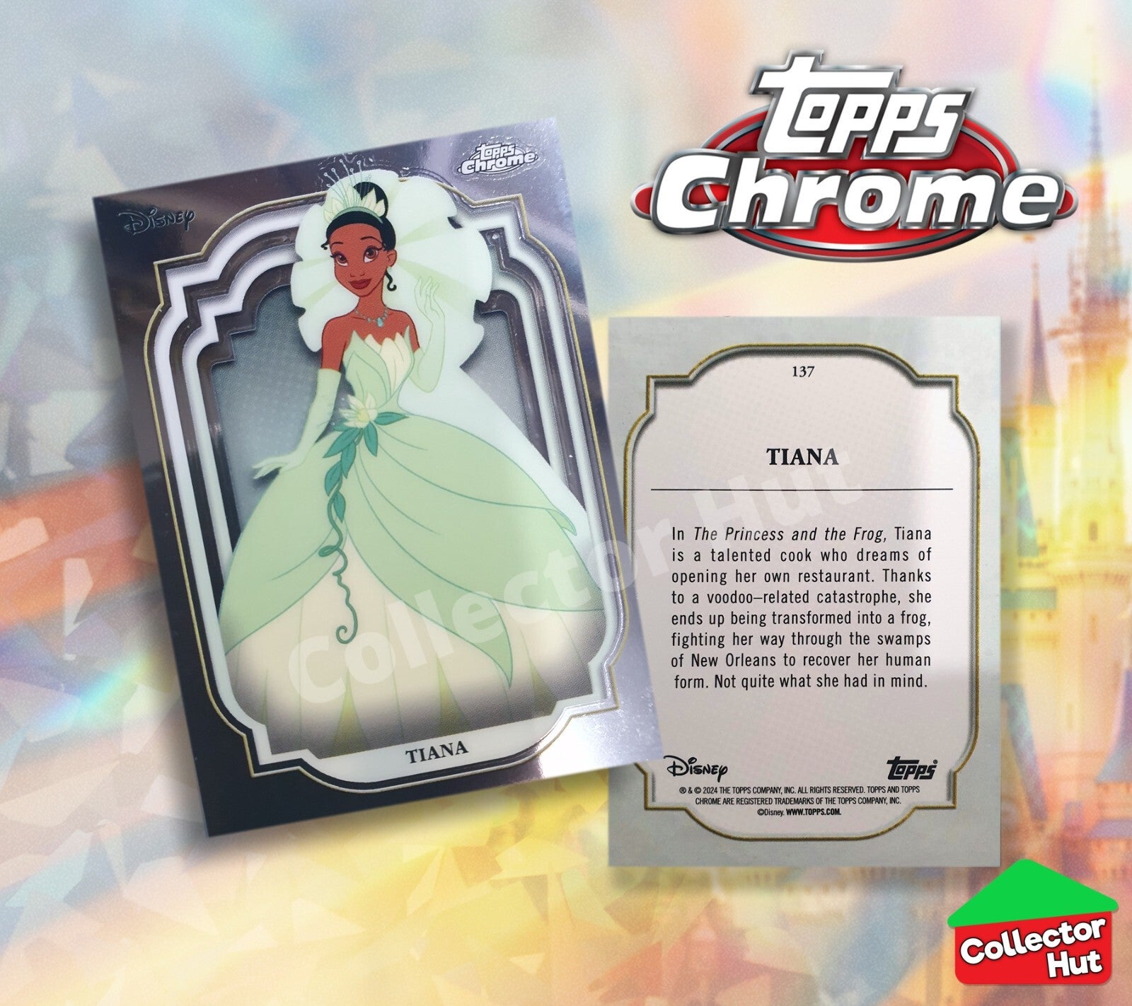 Disney Topps Chrome 2024 Base Cards 1-200 Pick Singles to Complete Your Set